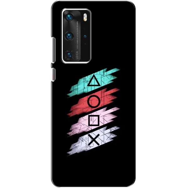 Чехол с рисунком «Значки Sony» для Huawei P40 Pro Чехол с рисунком «Значки Sony» для Huawei P40 Pro