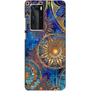 Чохли з сенсом на Huawei P40 Pro (Золоті узори)