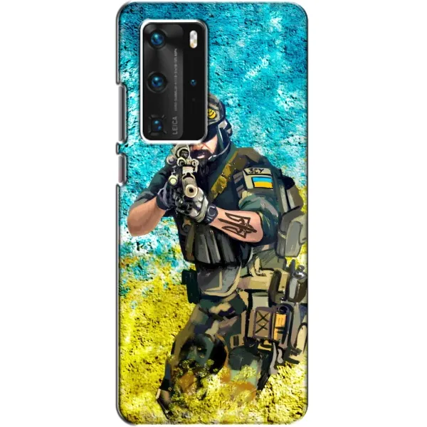 Чехол с рисунком «ЗСУ Воин» для Huawei P40 Pro Чехол с рисунком «ЗСУ Воин» для Huawei P40 Pro