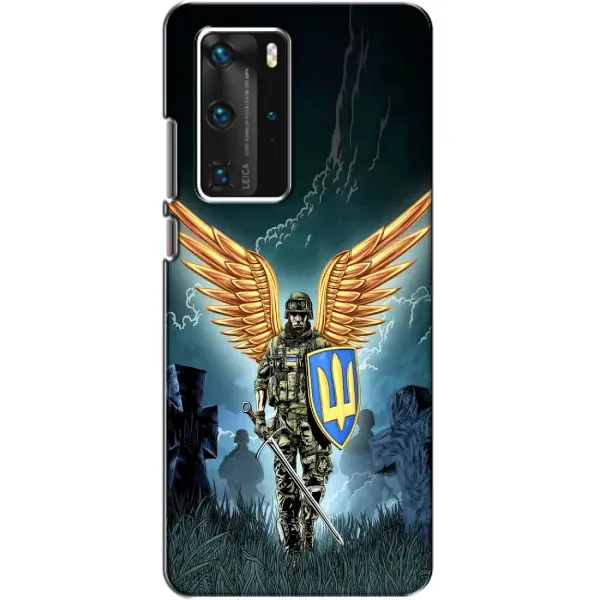 Чехол с рисунком «ЗСУ з крильями» для Huawei P40 Pro