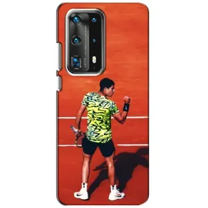 Чехлы с принтом Спортивная тематика для Huawei P40 (Алькарас Теннисист)