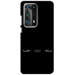Силиконовый бампер с картинкой машины на Huawei P40 (Силует Audi)
