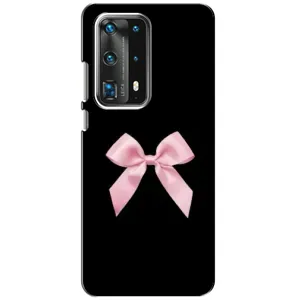 Чехол банты для Huawei P40 (Бант на черном)