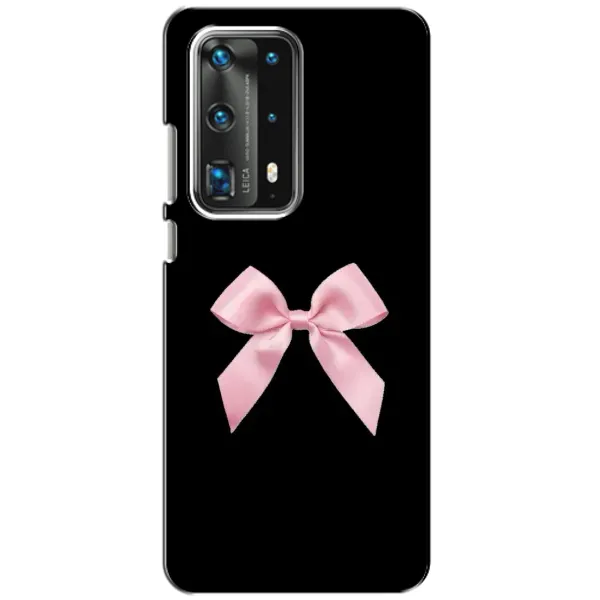 Чехол с рисунком «Бант на черном» для Huawei P40 Чехол с рисунком «Бант на черном» для Huawei P40