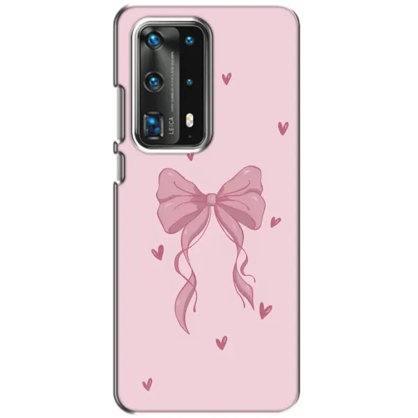 Чехол с рисунком «Бант на розовом» для Huawei P40 Чехол с рисунком «Бант на розовом» для Huawei P40