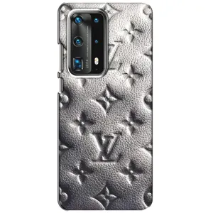 Текстурный Чехол Louis Vuitton для Хуавей П40 (Бежевый ЛВ)