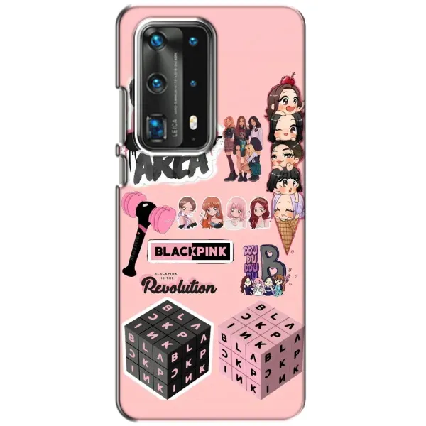 Чехол с рисунком «BLACK PINK коллаж» для Huawei P40