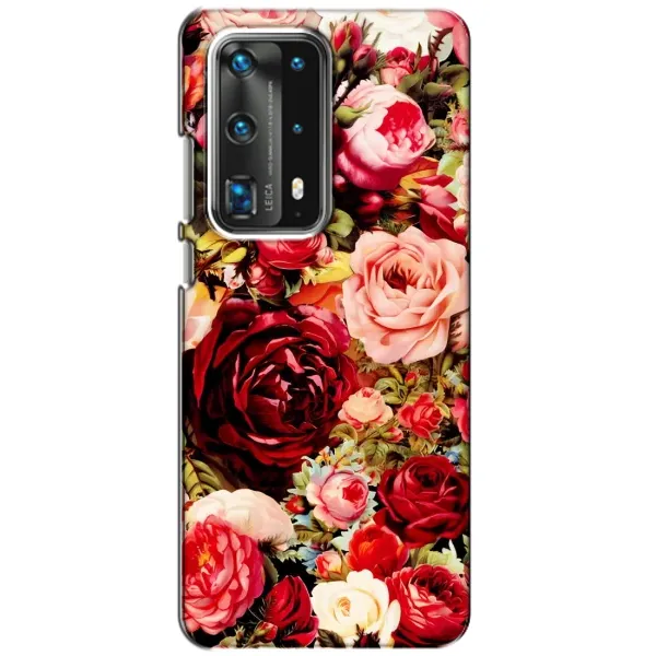 Чехол с рисунком «Букет цветов» для Huawei P40 Чехол с рисунком «Букет цветов» для Huawei P40