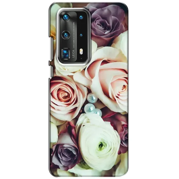 Чехол с рисунком «Букет РОЗ» для Huawei P40 Чехол с рисунком «Букет РОЗ» для Huawei P40