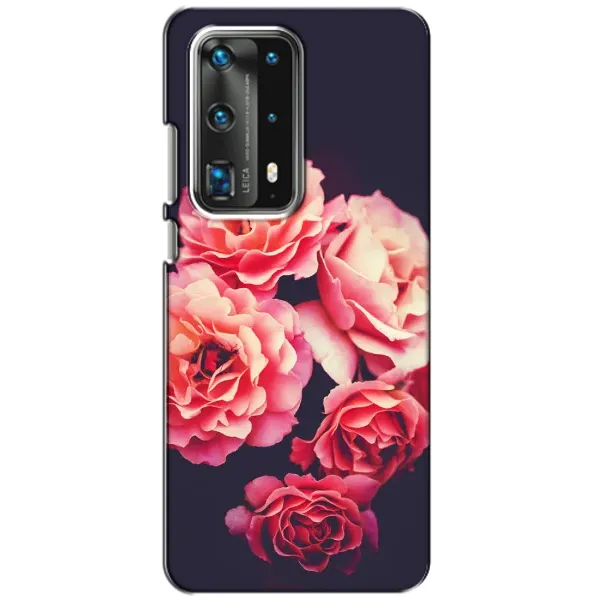 Чехол с рисунком «Бутоны» для Huawei P40 Чехол с рисунком «Бутоны» для Huawei P40