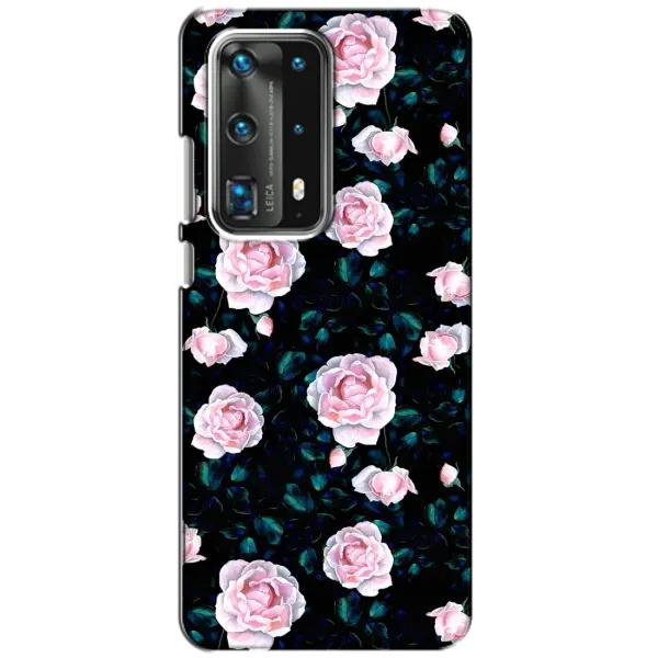 Чехол с рисунком «Чайные розы» для Huawei P40 Чехол с рисунком «Чайные розы» для Huawei P40