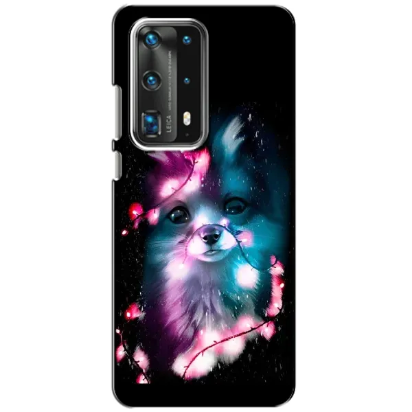 Чехол с рисунком «Черная Лиса» для Huawei P40 Чехол с рисунком «Черная Лиса» для Huawei P40