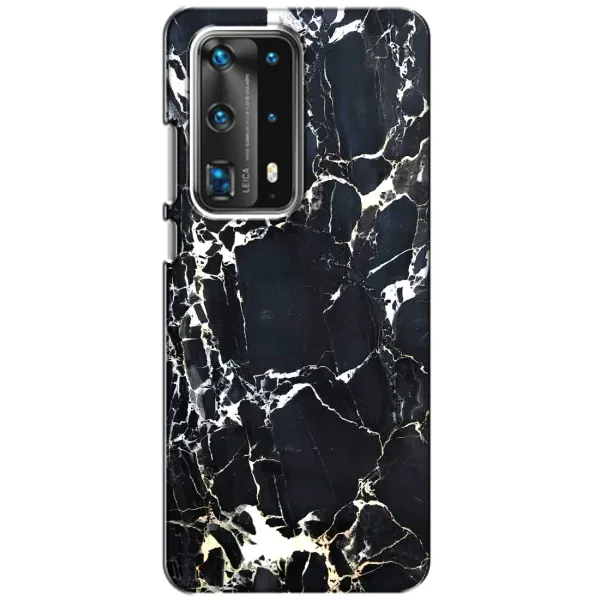 Чехол с рисунком «Чёрный мрамор» для Huawei P40 Чехол с рисунком «Чёрный мрамор» для Huawei P40