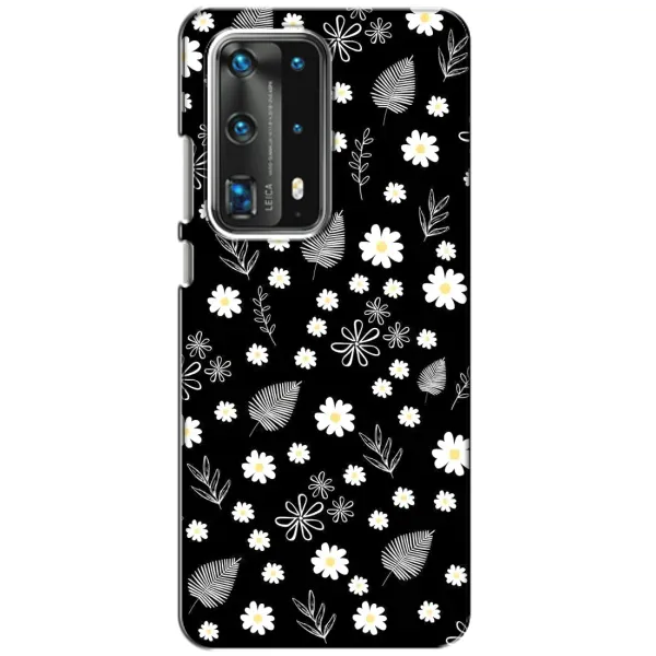 Чехол с рисунком «цветение на чорном» для Huawei P40 Чехол с рисунком «цветение на чорном» для Huawei P40