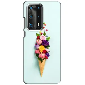 Чохли з тематикою "КВІТИ" на Huawei P40 (Квітка-морозиво)