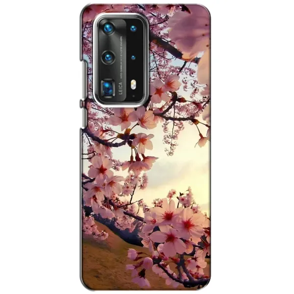 Чехол с рисунком «Цветущая сакура» для Huawei P40 Чехол с рисунком «Цветущая сакура» для Huawei P40