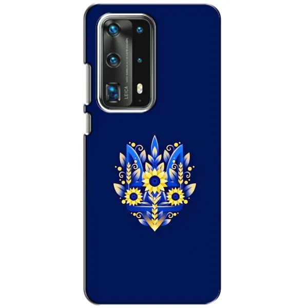 Чехол с рисунком «Цветущий Герб» для Huawei P40