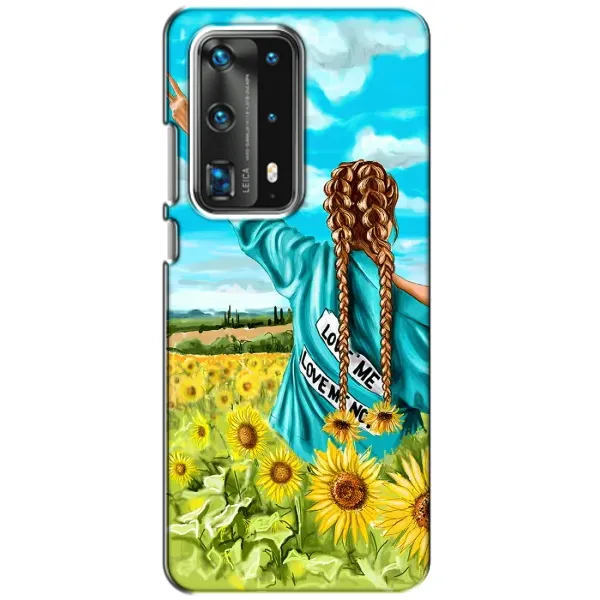 Чехол с рисунком «Девушка на поле» для Huawei P40 Чехол с рисунком «Девушка на поле» для Huawei P40