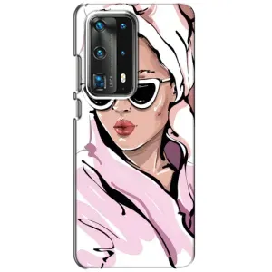 Чохол з картинкою Модні Дівчата Huawei P40 (Дівчина в халаті)
