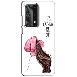 Чехол с рисунком «Девушка в маске» для Huawei P40