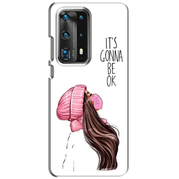 Чехол с рисунком «Девушка в маске» для Huawei P40 Чехол с рисунком «Девушка в маске» для Huawei P40