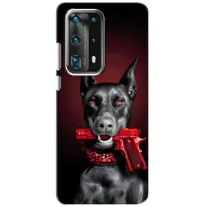 Чохол ДОБЕРМАН для Huawei P40 (Доберман злий)