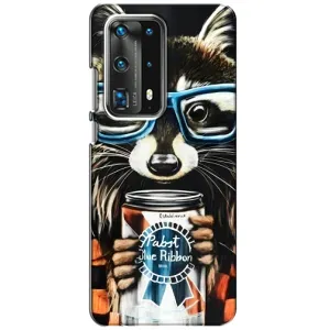 Силіконовий Чохол з Энотами на Huawei P40 (Єнот в окулярах)