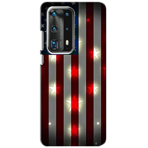 Чехол с рисунком «Флаг США 2» для Huawei P40