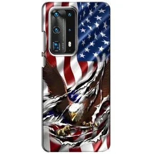 Чехол Флаг USA для Huawei P40 (Флаг USA)