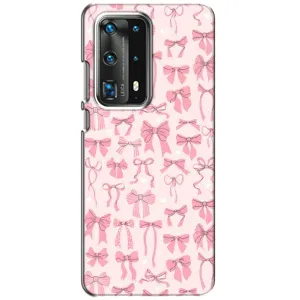 Чехол банты для Huawei P40 (Фон бантики)
