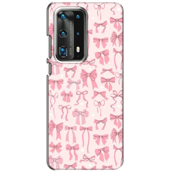 Чехол с рисунком «Фон бантики» для Huawei P40 Чехол с рисунком «Фон бантики» для Huawei P40