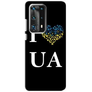 Силиконовый Чехол на Huawei P40 (Я-Украина) (I Love UA)