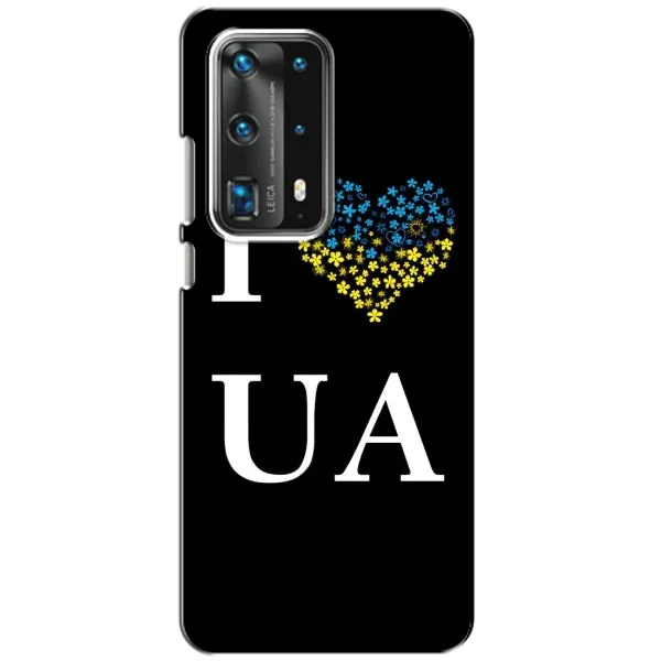 Чехол с рисунком «I Love UA» для Huawei P40 Чехол с рисунком «I Love UA» для Huawei P40