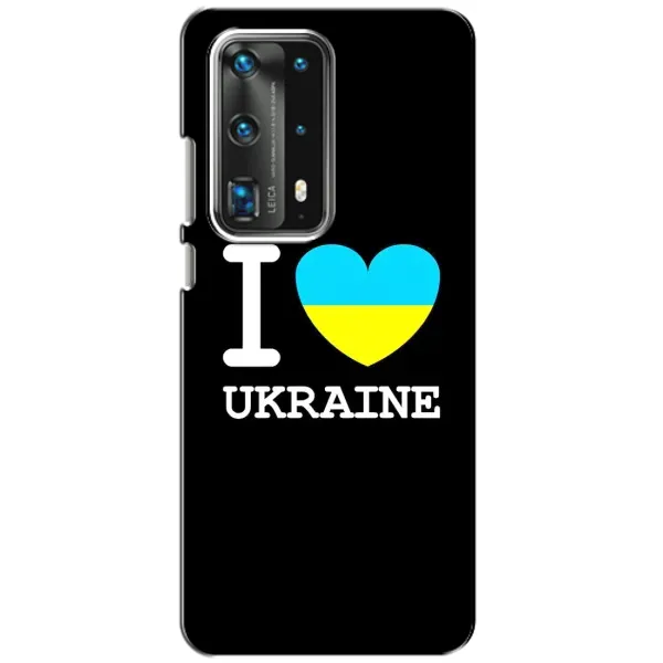 Чехол с рисунком «I Love Ukraine» для Huawei P40 Чехол с рисунком «I Love Ukraine» для Huawei P40