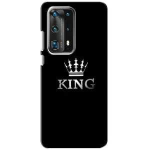 Чохол (Корона на чорному фоні) для Хуавей П40 (KING)