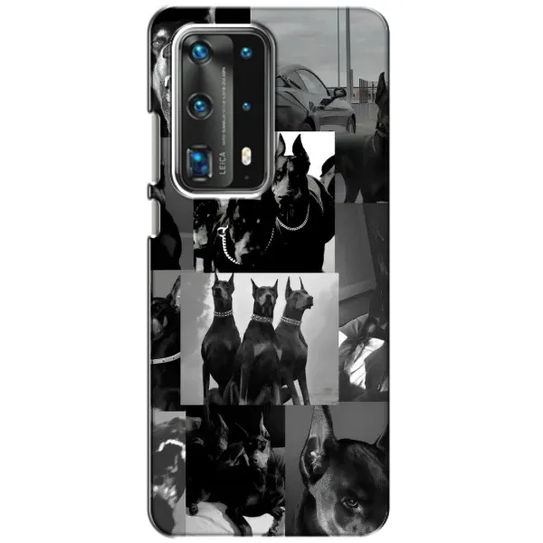 Чехол с рисунком «Коллаж Доберман» для Huawei P40 Чехол с рисунком «Коллаж Доберман» для Huawei P40