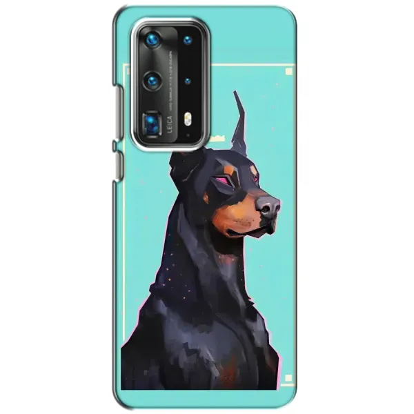 Чехол с рисунком «Король доберман» для Huawei P40 Чехол с рисунком «Король доберман» для Huawei P40