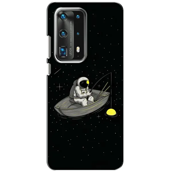 Чехол с рисунком «Космонавт на рыбалке» для Huawei P40 Чехол с рисунком «Космонавт на рыбалке» для Huawei P40