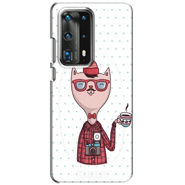 Чехол с рисунком «Кот аристократ» для Huawei P40 Чехол с рисунком «Кот аристократ» для Huawei P40