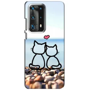 Силіконові Чохли Коханій людині для Huawei P40 (Котейки)