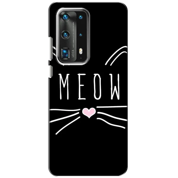 Чехол с рисунком «КОТИК MEOW» для Huawei P40 Чехол с рисунком «КОТИК MEOW» для Huawei P40
