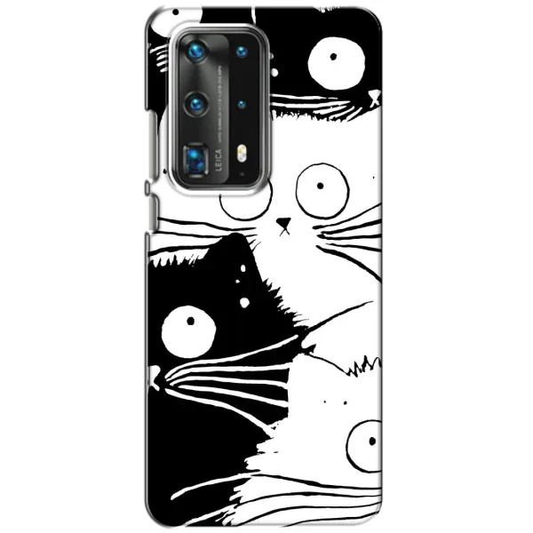 Чехол с рисунком «КОТИКИ» для Huawei P40 Чехол с рисунком «КОТИКИ» для Huawei P40