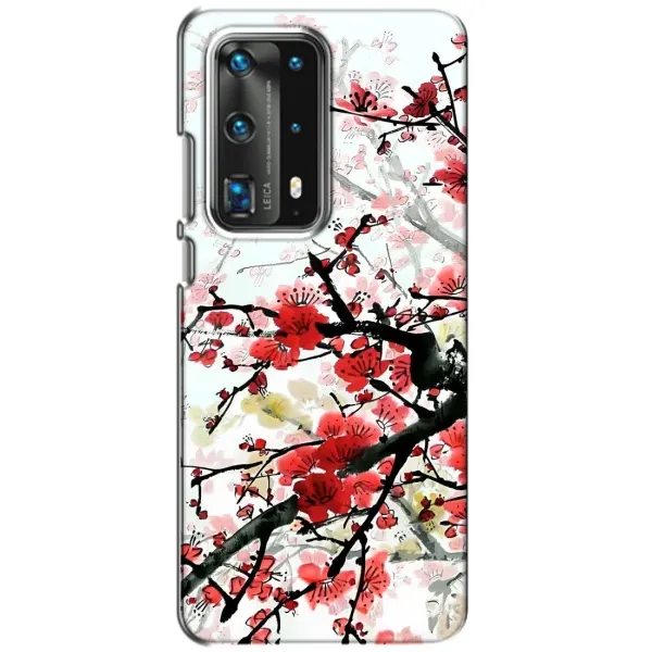 Чехол с рисунком «Красивая Сакура» для Huawei P40 Чехол с рисунком «Красивая Сакура» для Huawei P40