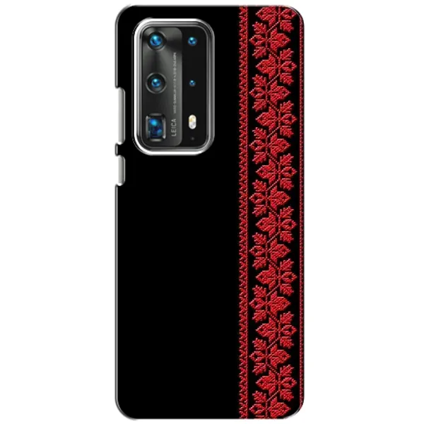 Чехол с рисунком «Красная Вышиванка» для Huawei P40 Чехол с рисунком «Красная Вышиванка» для Huawei P40
