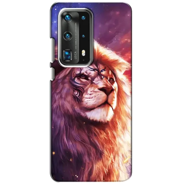 Чехол с рисунком «Красочный ЛЕВ» для Huawei P40