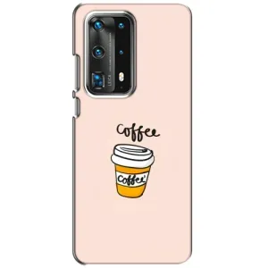 Чехол с изображением вкусной еды для Huawei P40 (Кружка кофе)
