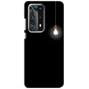 Чохол з картинками на чорному фоні для Huawei P40 (Лампочка)