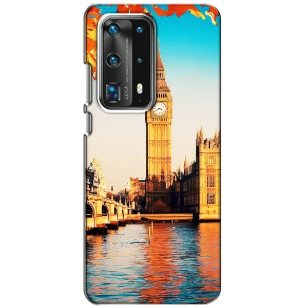 Чехол с рисунком «Летний Лондон» для Huawei P40