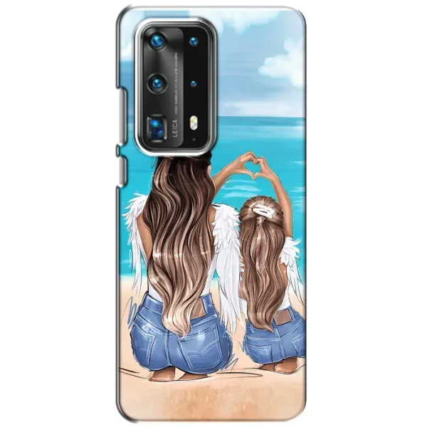 Чехол с рисунком «Мама и дочь» для Huawei P40 Чехол с рисунком «Мама и дочь» для Huawei P40