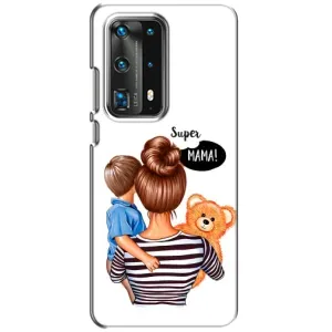 Чехлы для МАМЫ на Huawei P40 (Мама и сын)